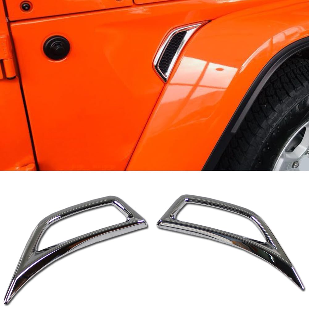 Amazon | RUIQ ジープ 新型 ラングラー JL 専用 外装 クロームメッキ