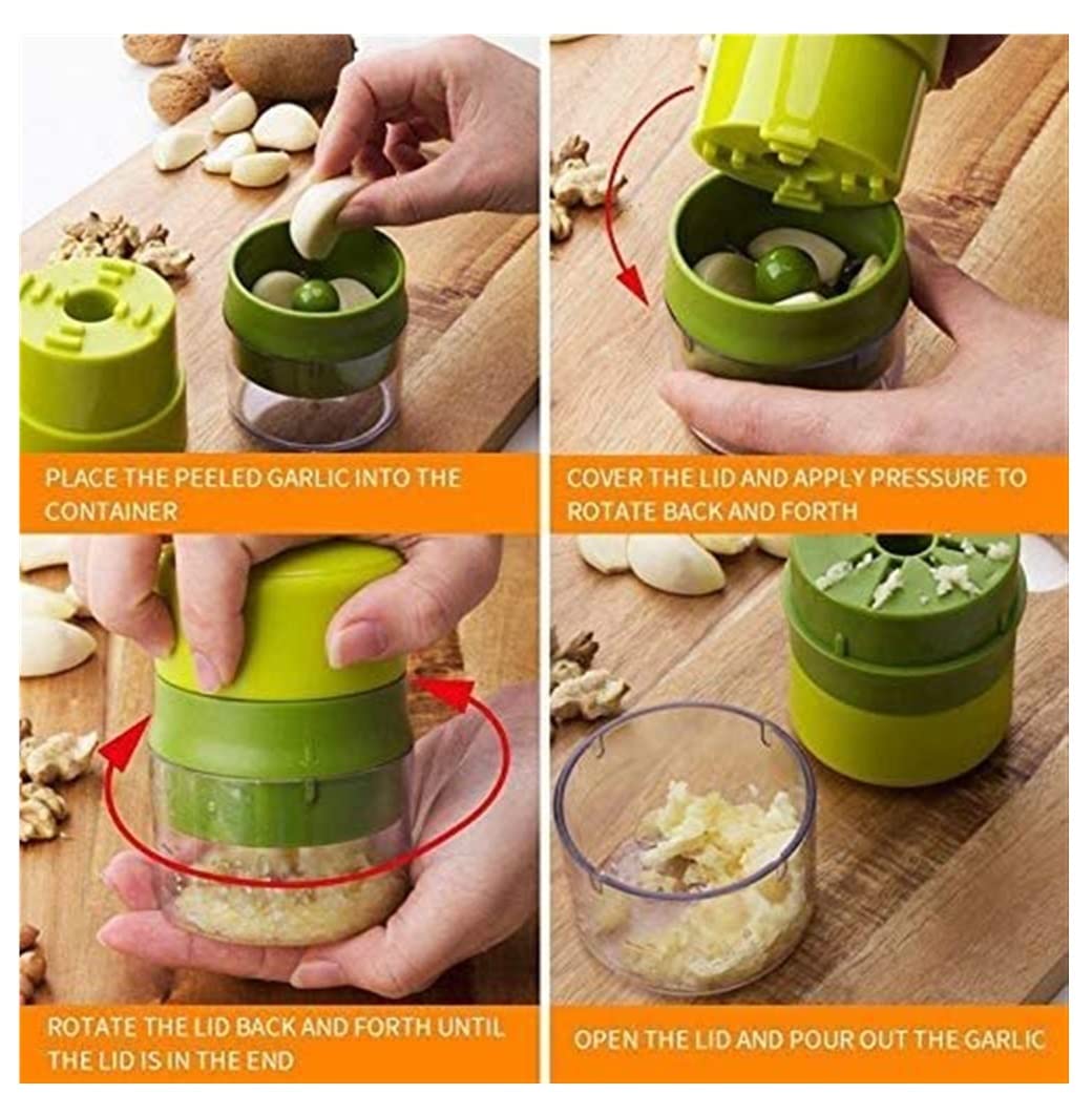 Wyciskarka do Czosnku, Imbiru Kruszarka Do Czosnku Również Imbiru, Twist Mincer Squeeze Ręczna Prasa Praktyczny Pomocnik