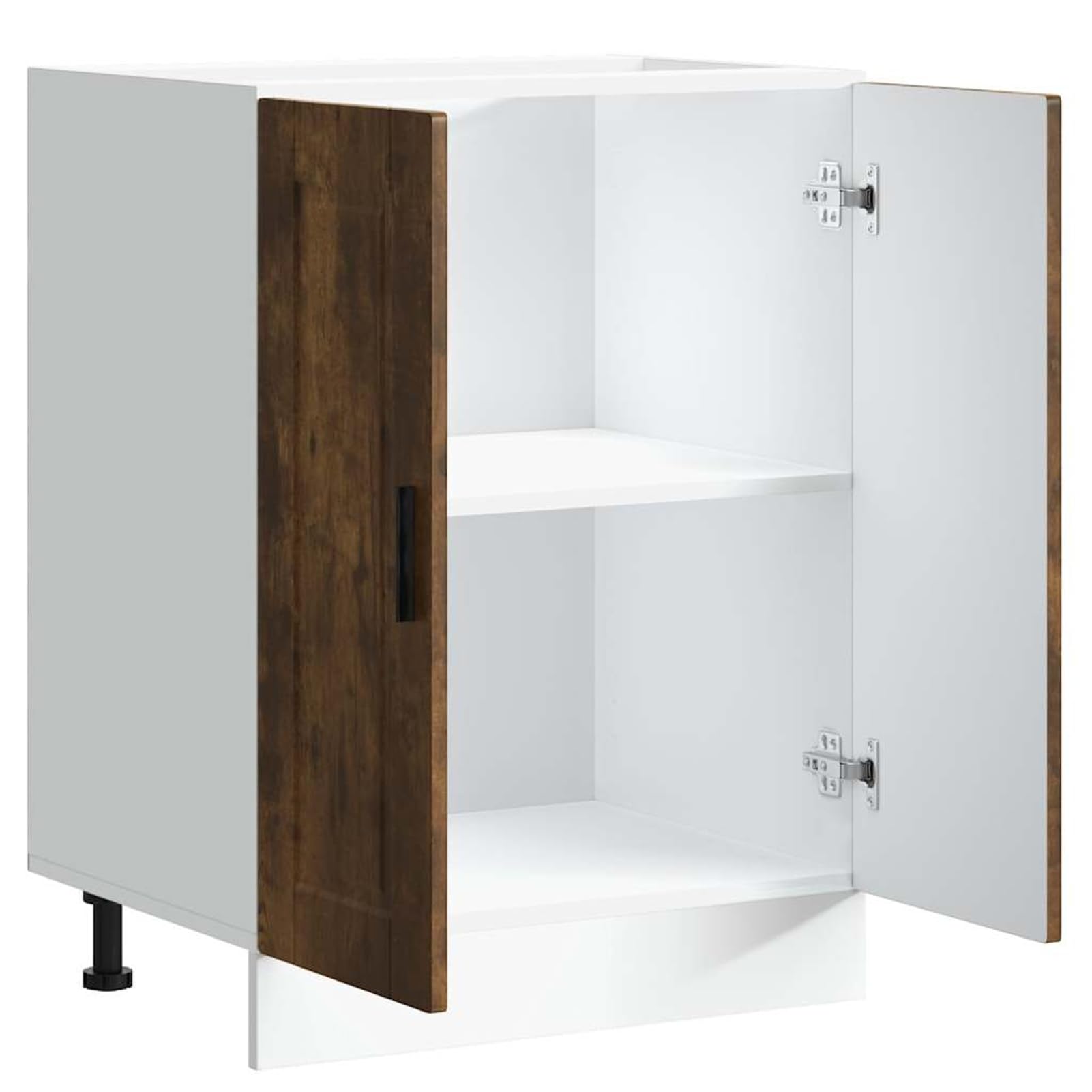 Homgoday Mueble bajo de Cocina Porto Roble Ahumado Madera reconstituida Mueble bajo de Cocina Módulos de Cocina sin encimera Kitchen Cabinet (2 Doors)