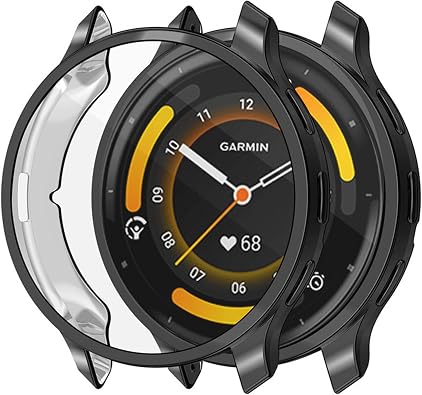 Compatible with Garmin Venu 3S 41mm /Garmin Venu 3 45mm Waterproof Protective Case Soft TPU Plated All Around Scratch-Proof Screen Protector Cover