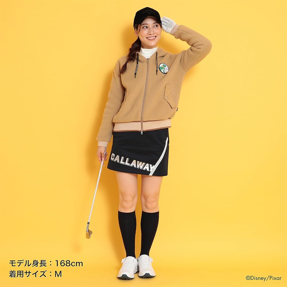 Amazon | [キャロウェイ] レディース ボアフルジップブルゾン [TOY