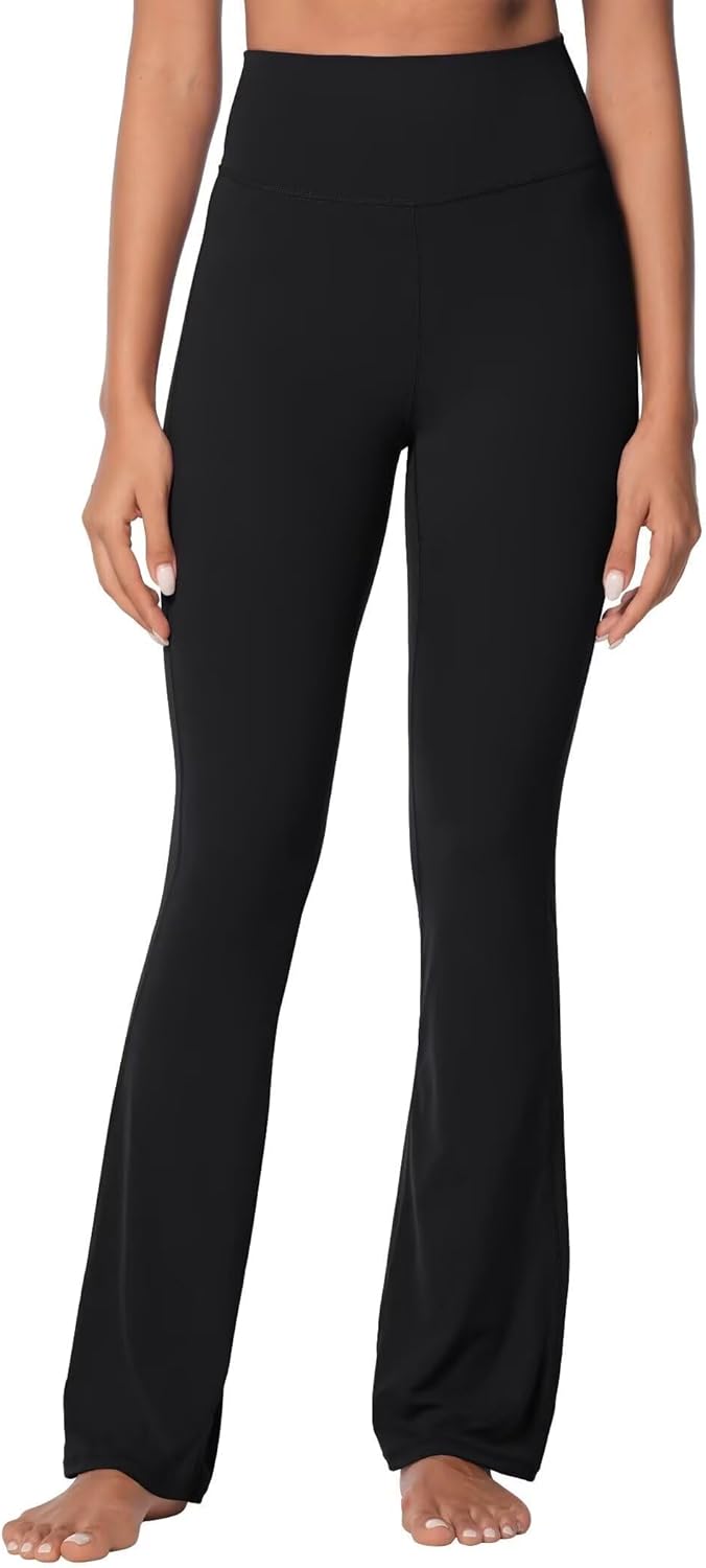 Sunzel Sunzfly Invisible Butt Scrunch Flare Leggings for Women, Mini Flared Yoga Pants with Tummy Control and High Waist - Image 3