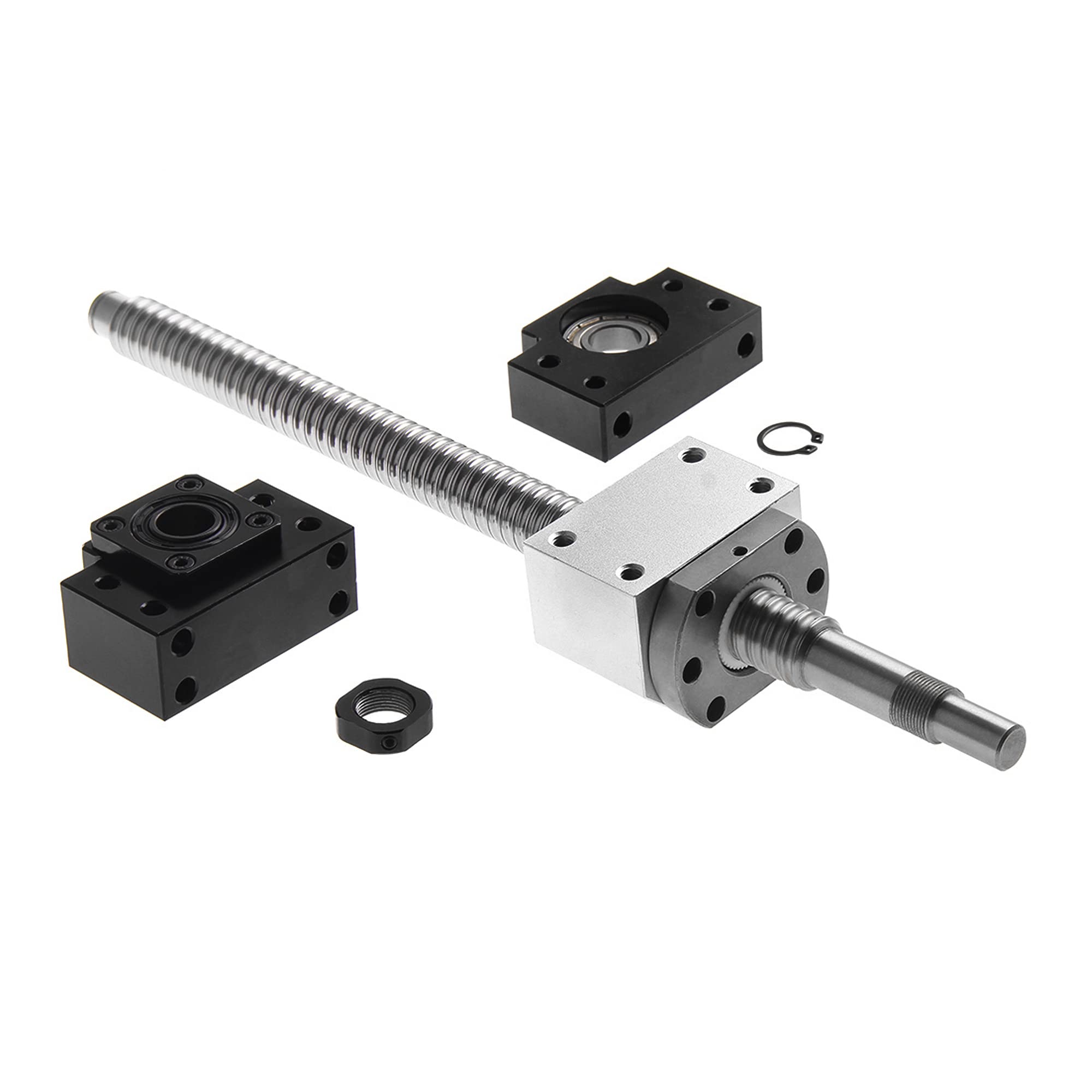 CNCMANS SFU1204 Bola Husillo Juego 250mm BK10 BF10 DSG12H CNC Grabado Máquina