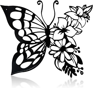 tlidfgeo 1 Wall Decor Butterfly Metal Butterf...,