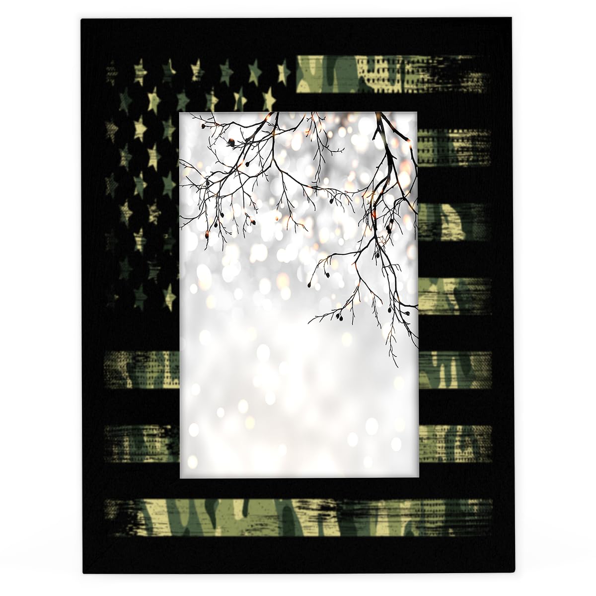Photo 1 of Pardick Camo American Flag 8x10 Picture Frame