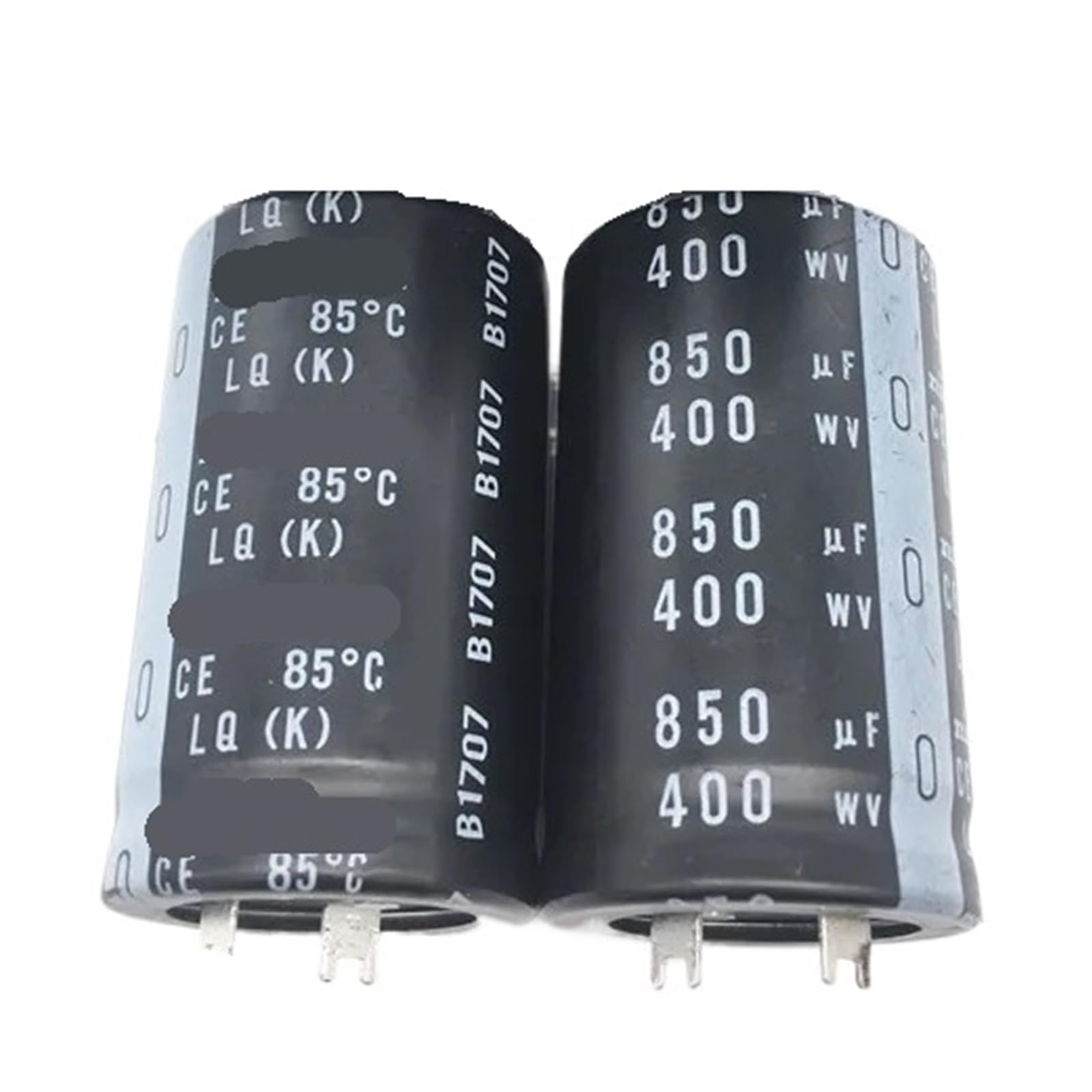 Condensateurs LQ 400V 850uF pour stabiliser la tension de vos alimentations