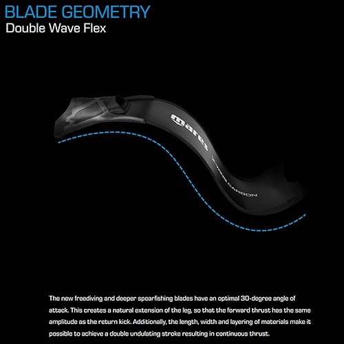 Miniatura 6 de MARES X-Wing Freediving Fins  Tapered-Blade V-Tip Soft Swimming Fins for Freediving & Spearfishing