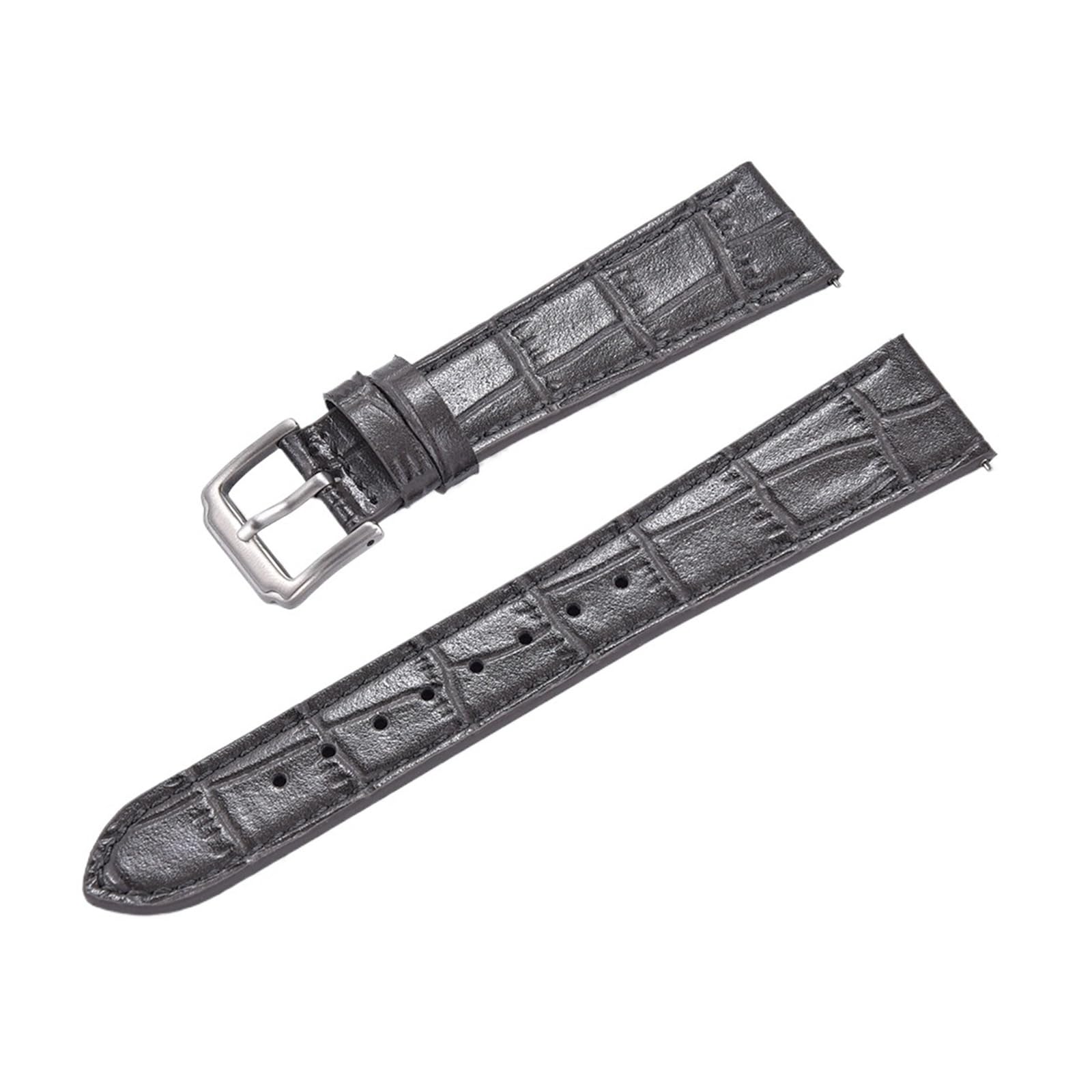 Pasek Do Zegarka Premium Ze Skóry Z Wzorem Slub 16 18 19 20 21 22 Mm Akcesoria Do Szybkiego Odpinania Pasków
