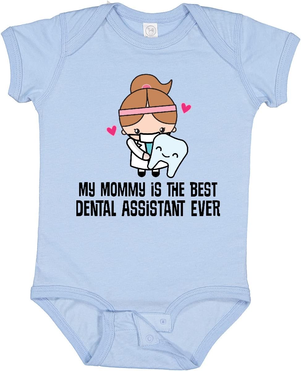 inktastic Dental Assistant Mommy Baby Bodysuit