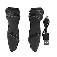 Vista 1 de Qiilu Tablet Game Joystick Trigger Handle, 6 Finger Shooting Button Trigger Auxiliary Gamepad, Sensitive Shoot Aim Trigger Gamepad Grip
