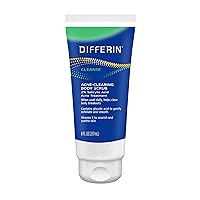 Vista 1 de Differin - Exfoliante corporal con ácido salicílico para eliminar el acné, mejora el tono y la textura de la piel en los hombros y el pecho, 8 onzas