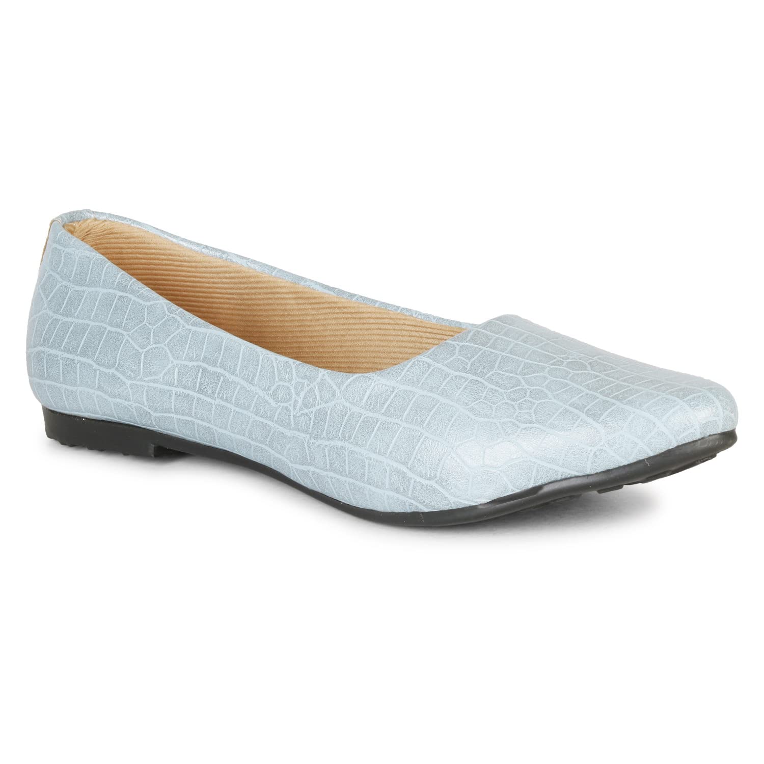 Footshez Womens Synthetic Leather Casual & Party Bellies | Ballet Flats for Women (Blue, Numeric_5) (B09Y5YGH9R) Amazon Price History, Amazon Price Tracker