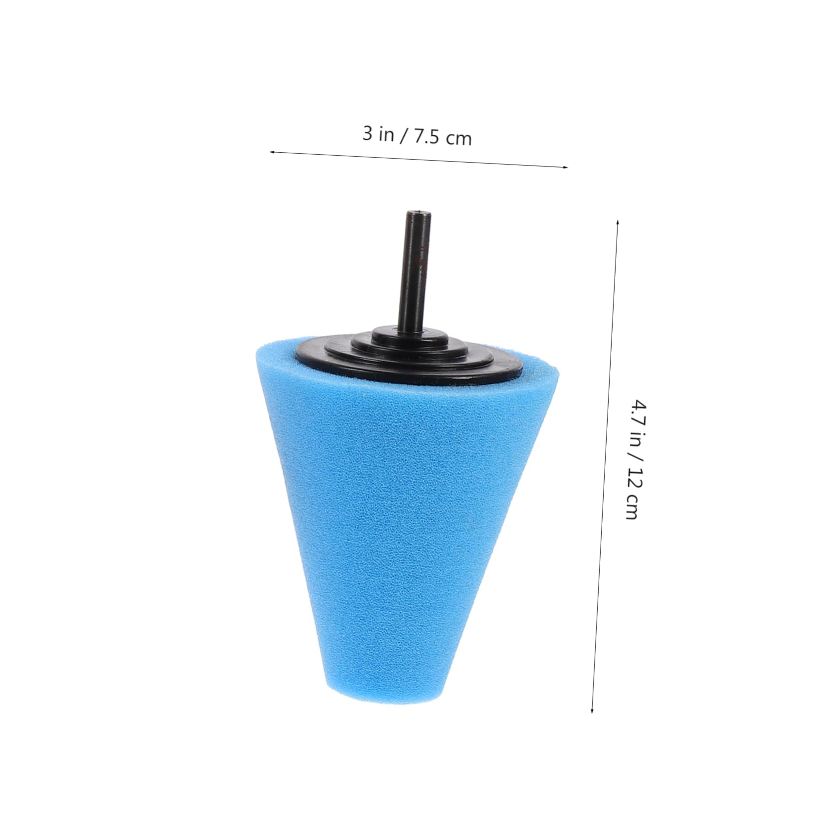 Amosfun Esponjas Pulidoras Cónicas Para Taladro Accesorios Para Coche Pulido Detallado De Ruedas Y Guardabarros Material Duradero Y Reutilizable 3 Piezas X 5
