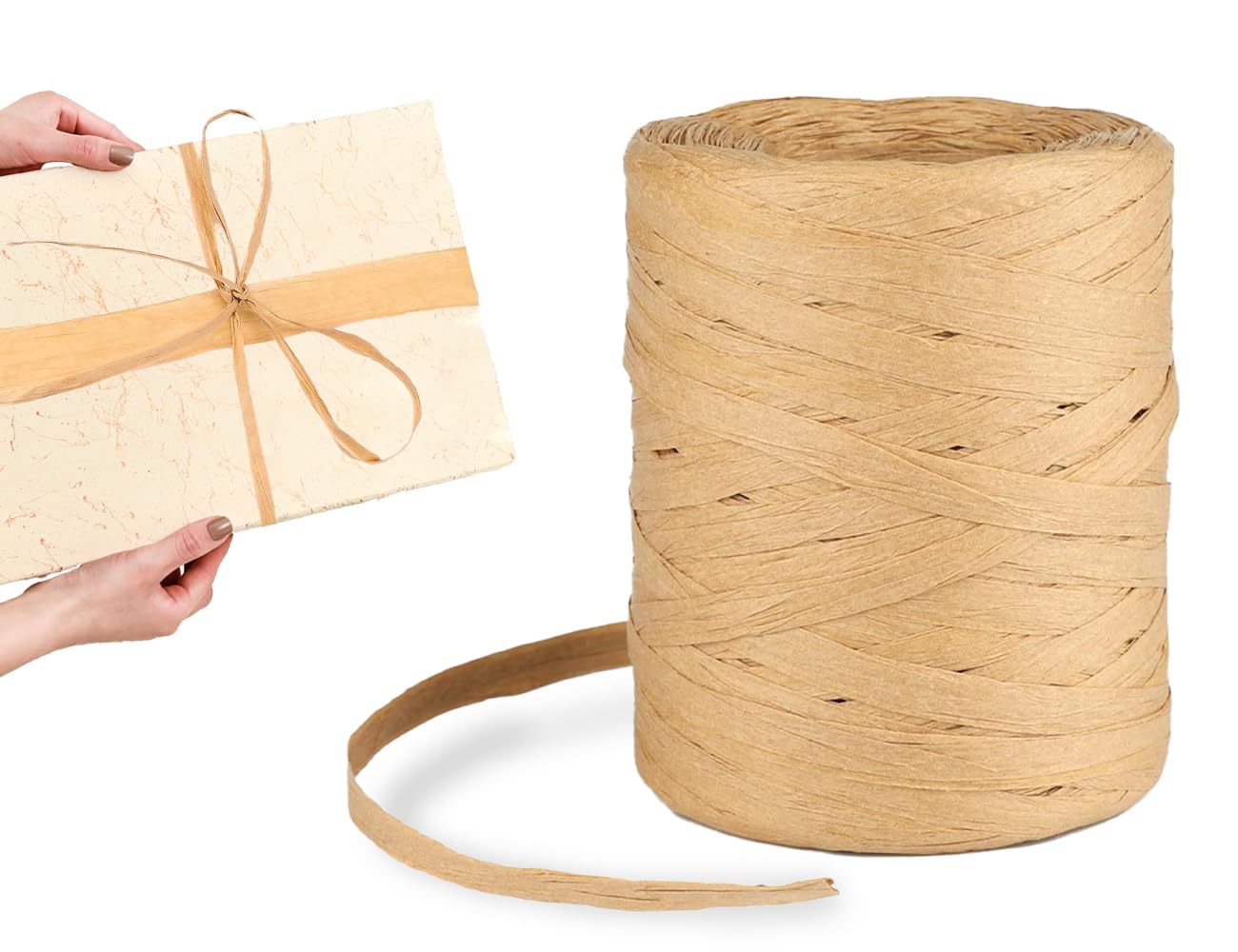 Fil à Tricoter épais En Paille De Raphia Naturelle Pour Sacs