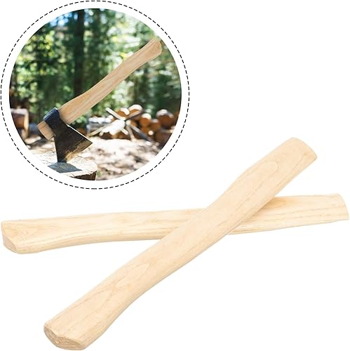 Miniatura 9 de DOITOOL 4 piezas de mango de hacha de madera de nogal, mango de madera de repuesto para hacha de campamento, mango de repuesto para hacha de