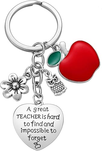 Miniatura 3 de Regalos de agradecimiento a profesores para mujeres, regalo de Navidad para profesores, regalo de San Valentín, llavero de agradecimiento