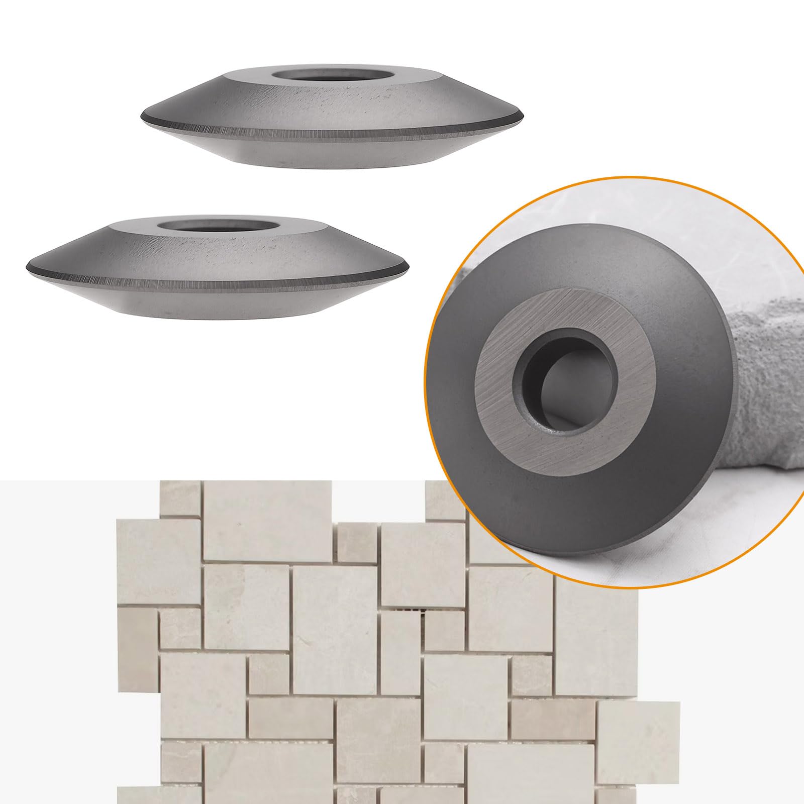 VGOL 2pcs 22x6x4.7mm Tile Cutting Wheel Replacement for Cutting Tiles Glass - Image 3