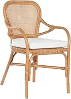 Vista 1 de Silla Ratán Bambú 21.7 x 24.4 x 33.9 in Natural