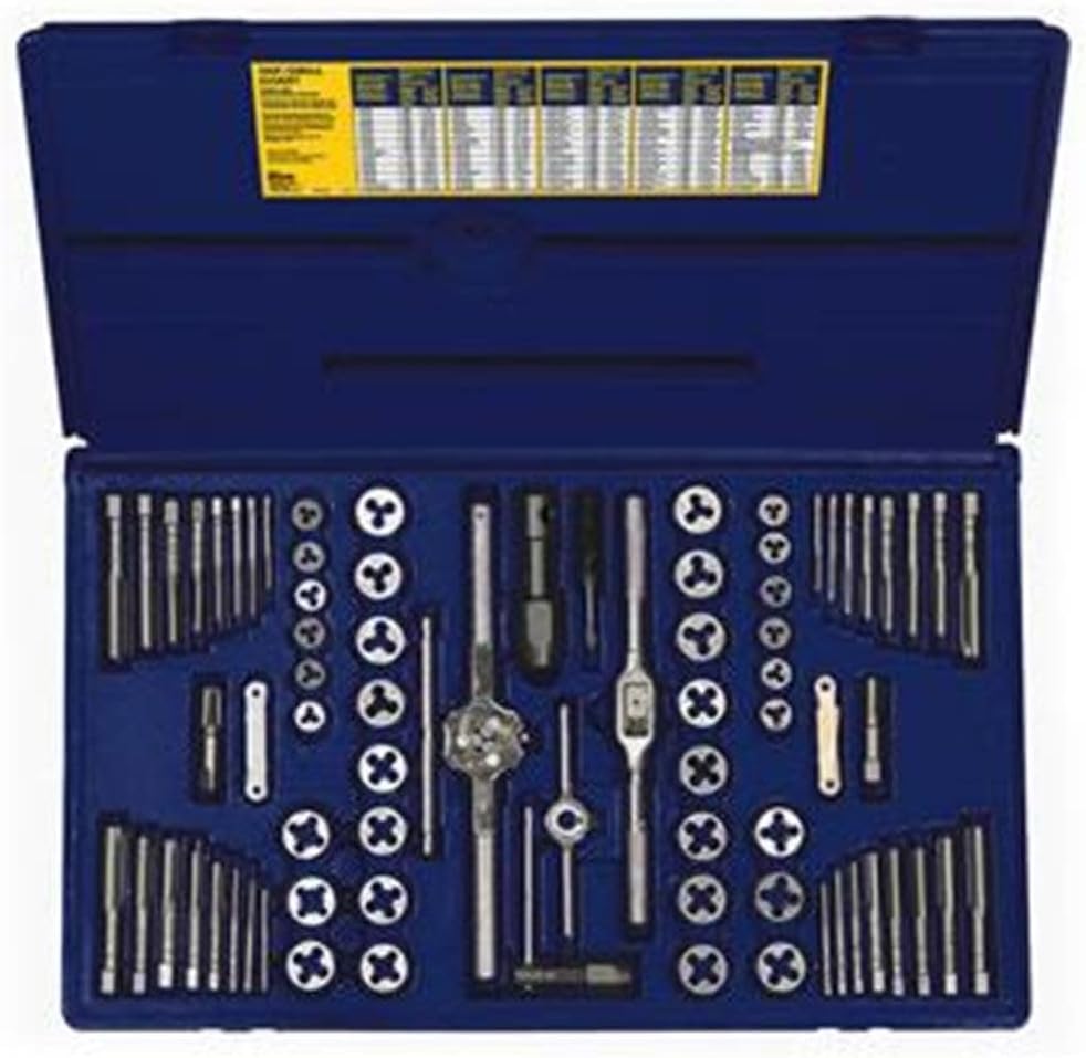 TAP + DIE 76PC SET COMBO HEX