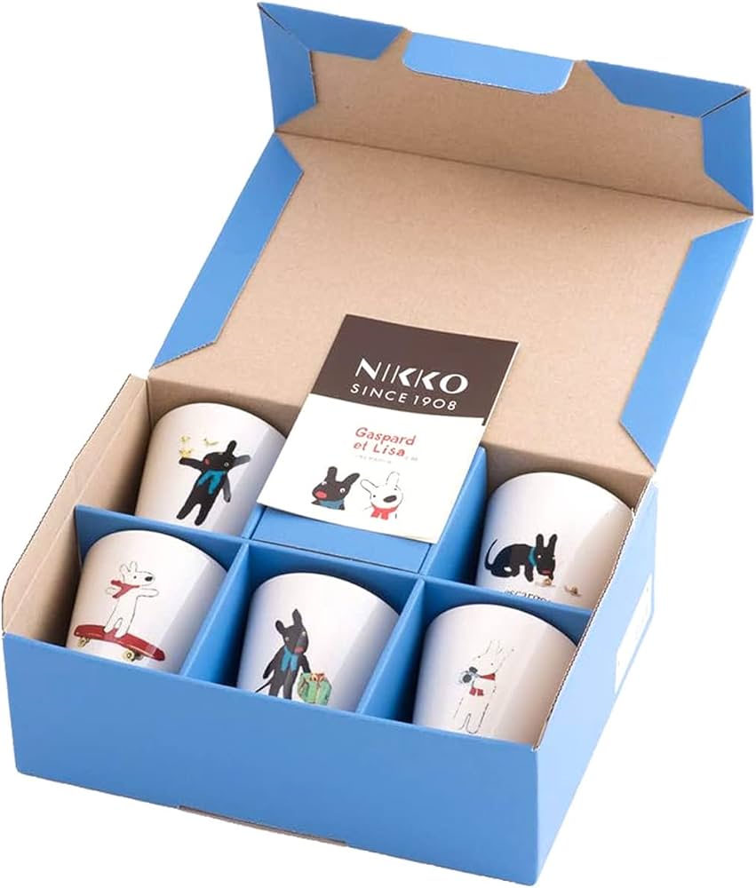 Amazon | ○【終了】リサとガスパール フリーカップ 5個セット 割れ