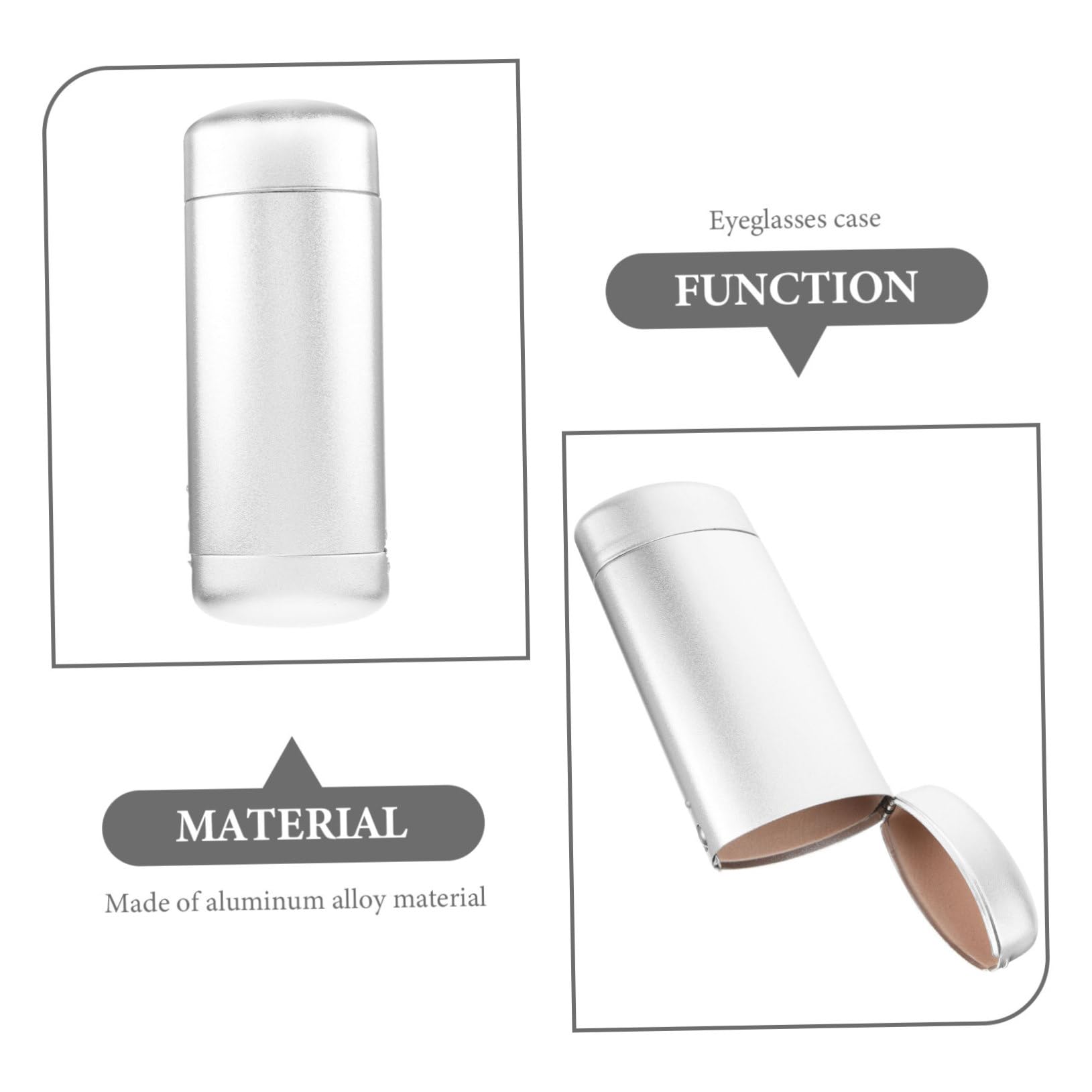 Veemoon Custodia per Occhiali Leggero e Resistente Organizer Portatile per Occhiali Sole e Design e Compatto Antigraffio e Facile Trasportare Adatta