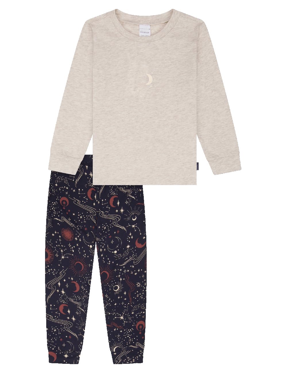 Schiesser Mädchen Schlafanzug Set Pyjama Lang - 100% Organic Bio Baumwolle - Größe 92 Bis 140 Pyjamaset (1er Pack)