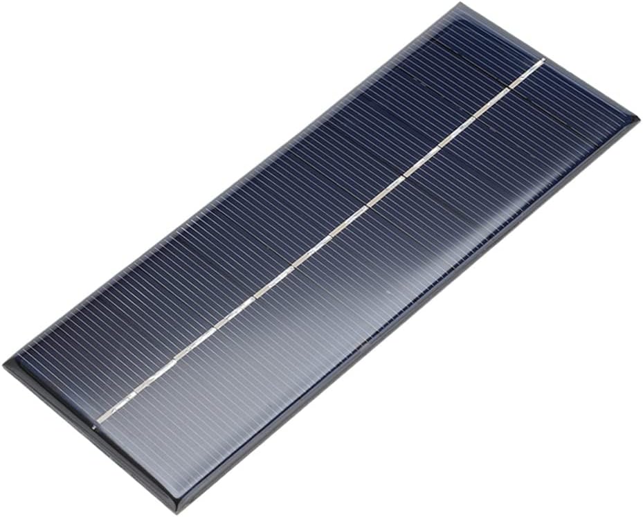 uxcell 5Pcs 6V 250mA Poly Mini Solar Cell Panel Module DIY for Light Toys Charger 165mm x 65mm Square Type