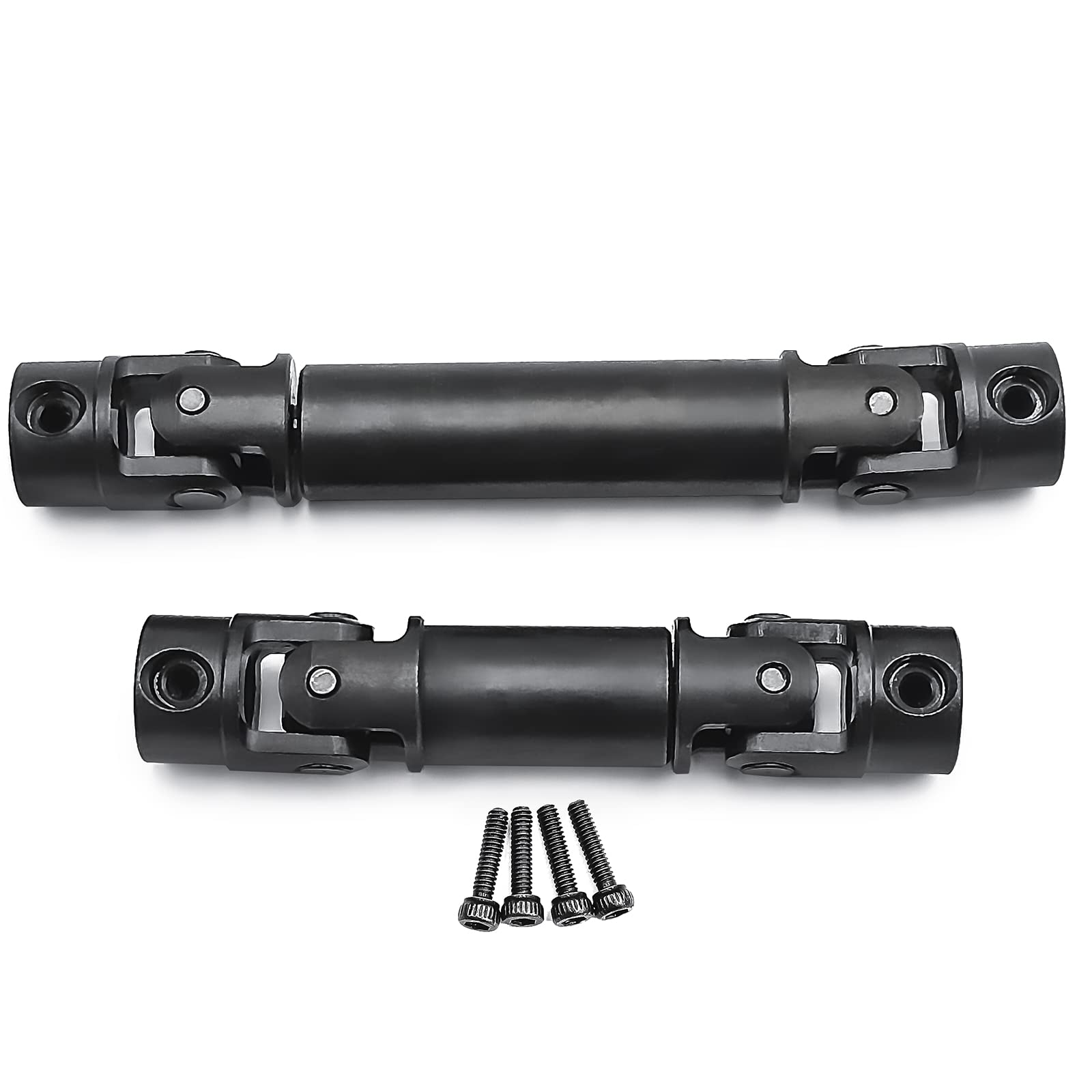 Zolikar RC Metal Driveshafts Steel Drive Shafts Front and Rear Center Shaft for TRX4M Upgrades 1/18 Scale RC Crawler Car Accessories