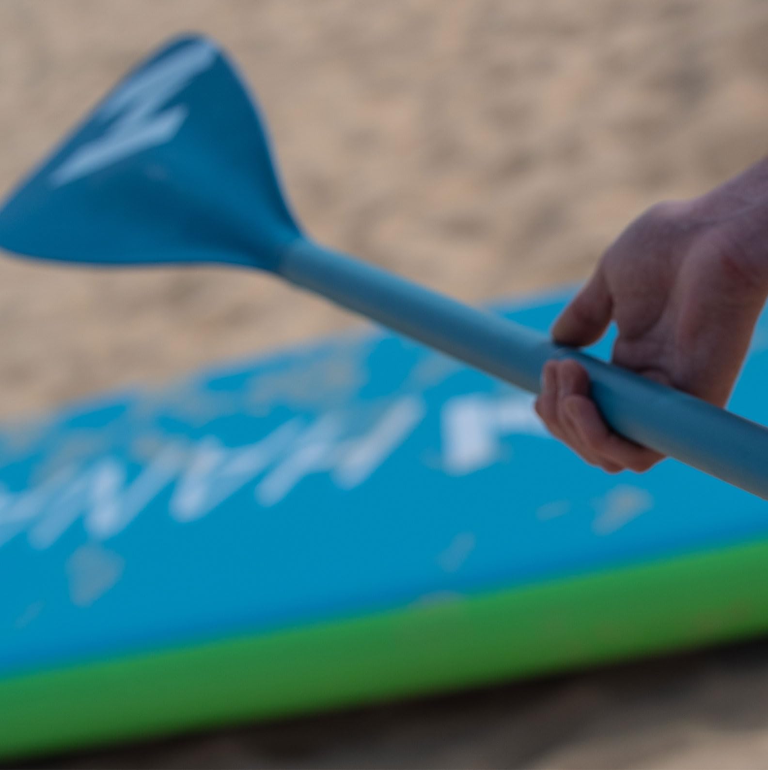 HANA Pagaie de Stand Up Paddle (Sup) Premium – Réglable 170-210 cm – Manche Aluminium Rigide avec Rail Anti-Twist – Flottante & Légère – Finition Anti-Glisse – Idéale Balade, Rando et Surf