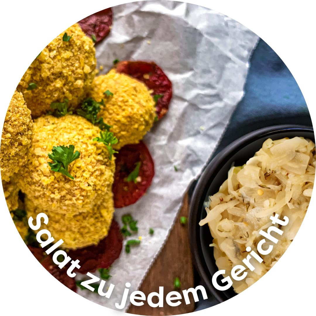 Beavia Fermentiertes Sauerkraut mit Fenchel & Dill - Palette 350g x 216 Stück Gekühltes Weißkohl Gemüse im Glas, Vegane & Gesunde Lebensmittel Natürlich ohne Zucker