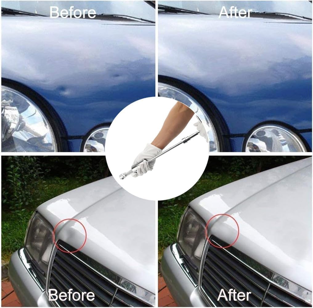 Tirabolli per Carrozzeria Kit Riparazione Ammaccature Kit Levabolle per Auto e Moto Tirabolle Carrozzeria Estrattore per Ammaccature Ventosa Carrozzeria per Rimozione Grandine