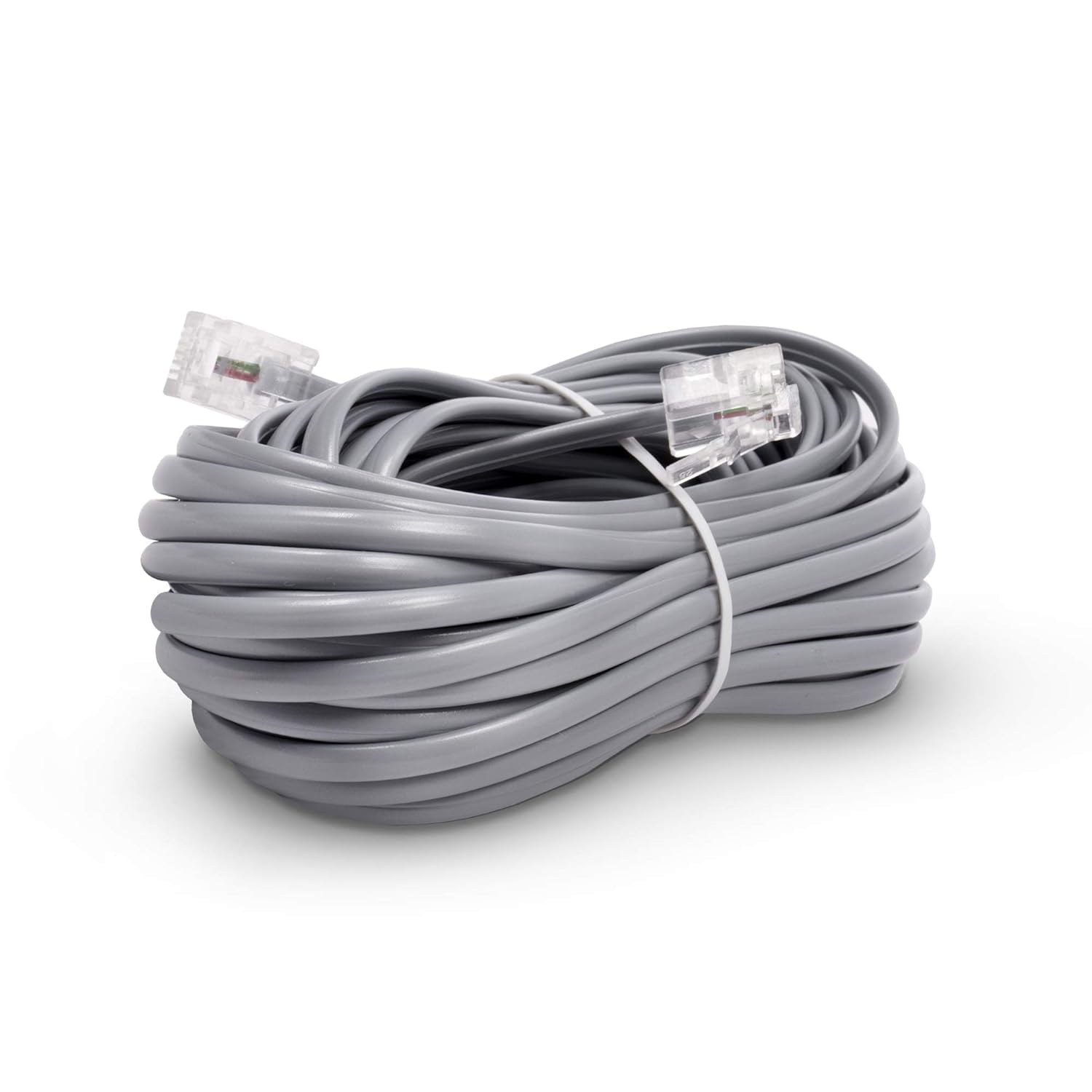 SPYTEK 10 Meter Telephone Landline Extension Cord Cable Landline Wire with Standard RJ-11 Plugs, High-Speed Internet Modem Cable (10 Meter)-image-15