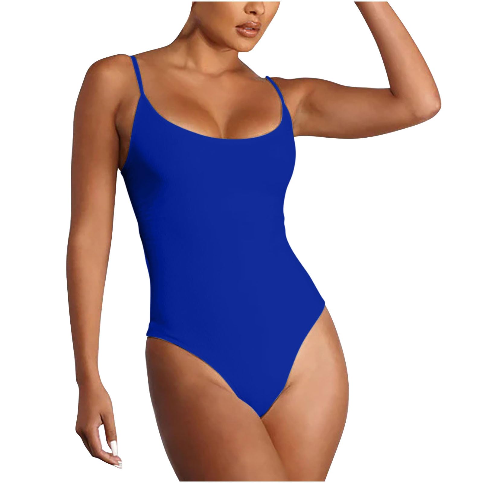 NATHGAM Tummy Control Swimsuits for Women One Piece Swim Suit High Waisted Bathing Suit Lace Up Back High