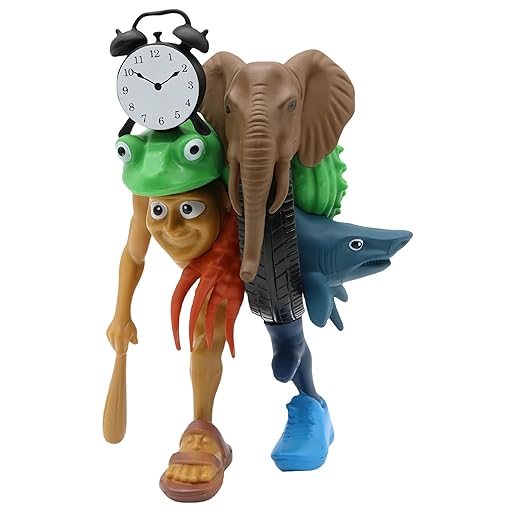 Funny Italian Brainrot Desk Collectible Figurines,3D Printed Fusion Figurines Gifts for Fans (Style A)