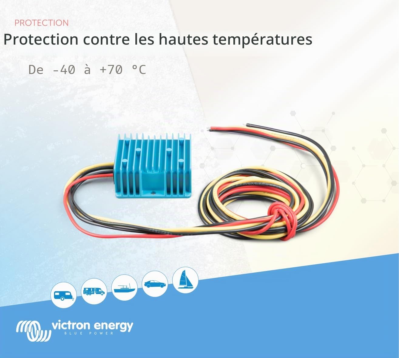 Victron Energy Orion IP67 24/12 Volts 20 A Convertisseur CC-CC Non Isolé