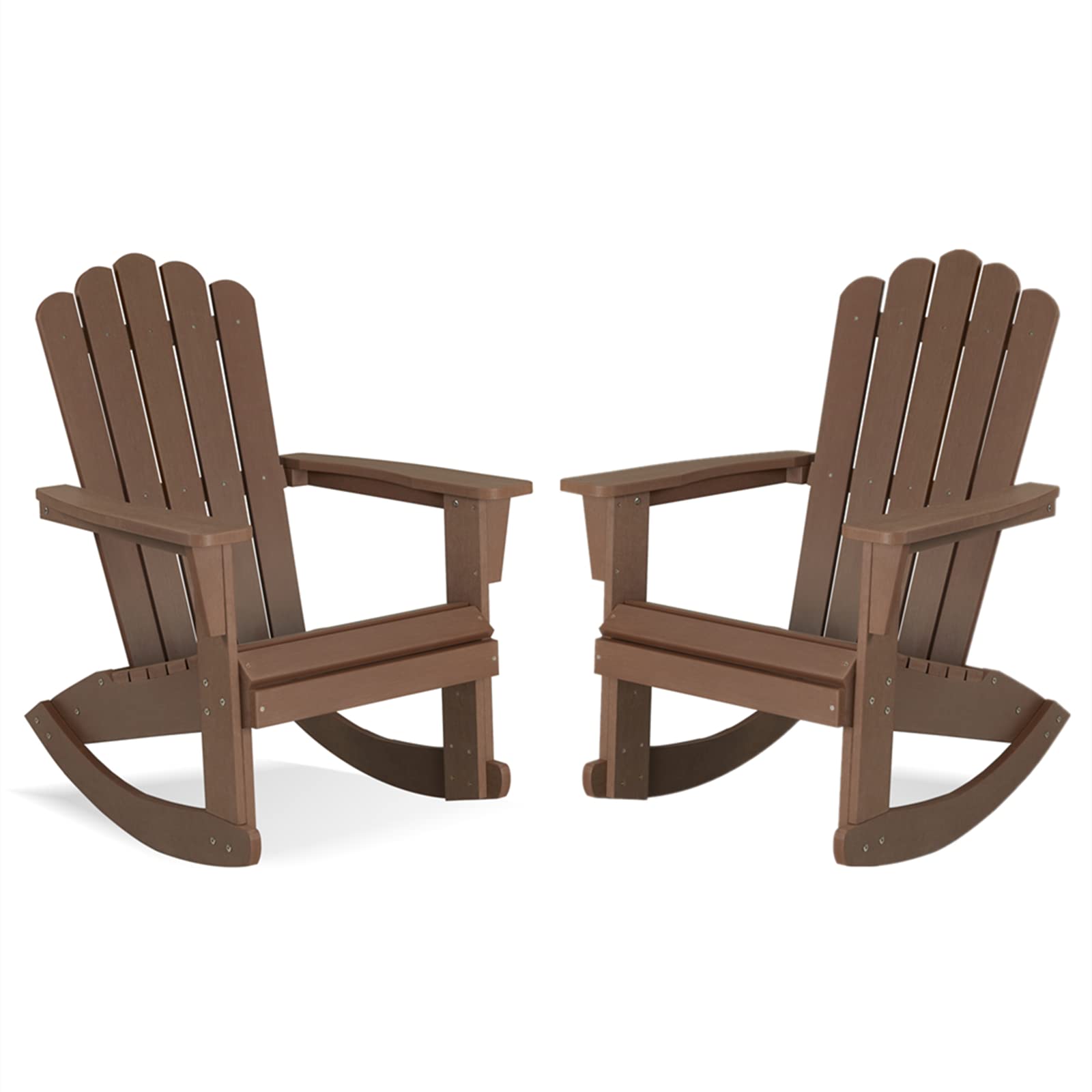 Psilvam Adirondack Rocking Chair Set