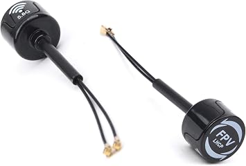 YoungRC FPV 5.8G LHCP Antenna High Gain 3Dbi FPV Mini Antenna, Black