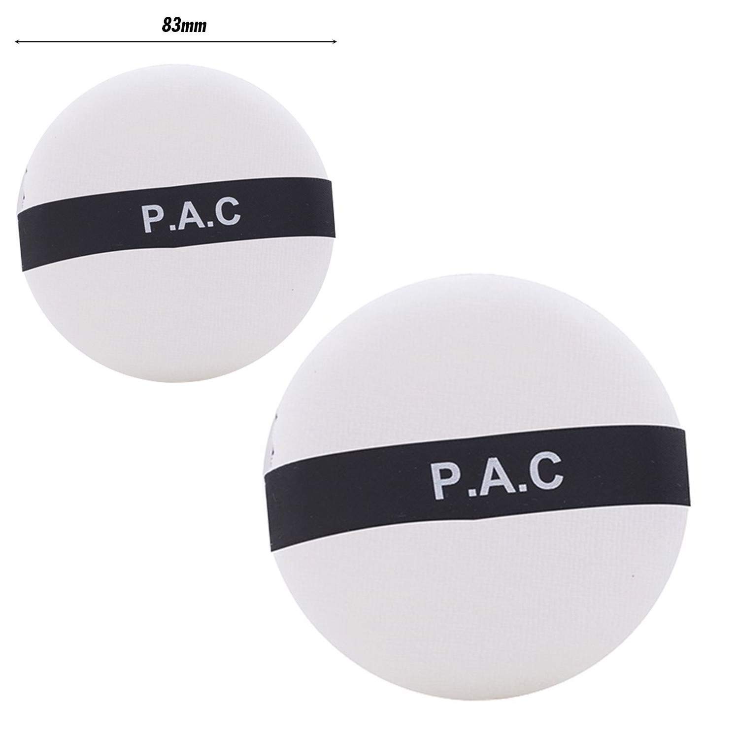 PAC Beauty Blender Makeup Puff (1 Pc) | Large Cotton Powder Puff for Women | Soft Foundation Sponge with Strap | Round | Beauty Tools for Dry & Wet Use - White-picture-10