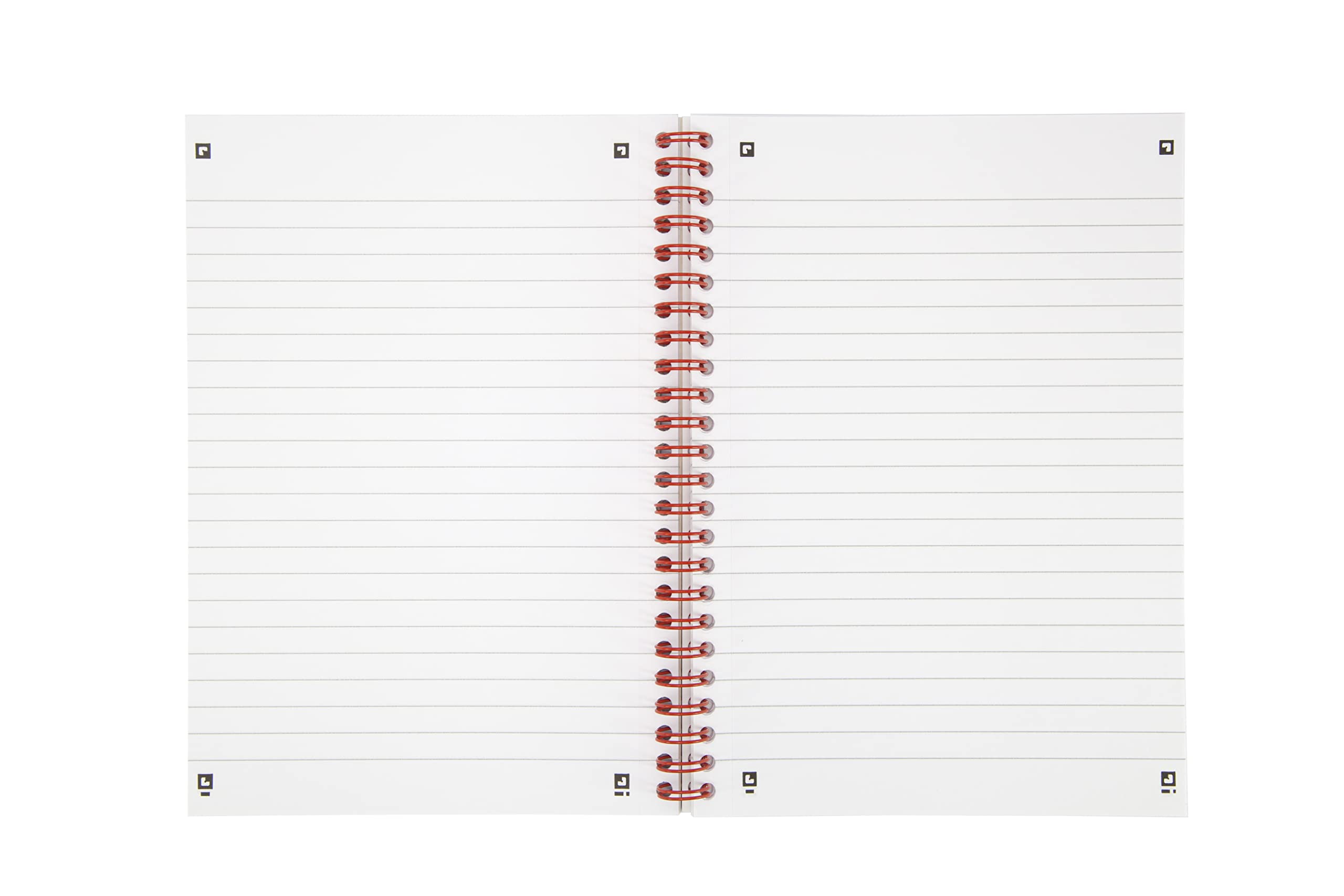 Black n' Red Notizbuch, Spiralbindung, A5, 100 Seiten, 10 Stück