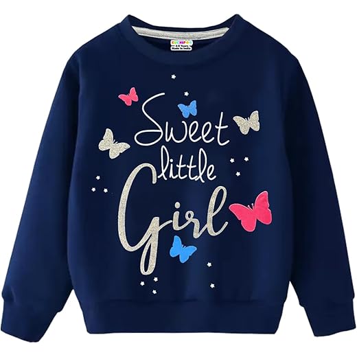 Girls Regular Fit Sweatshirt