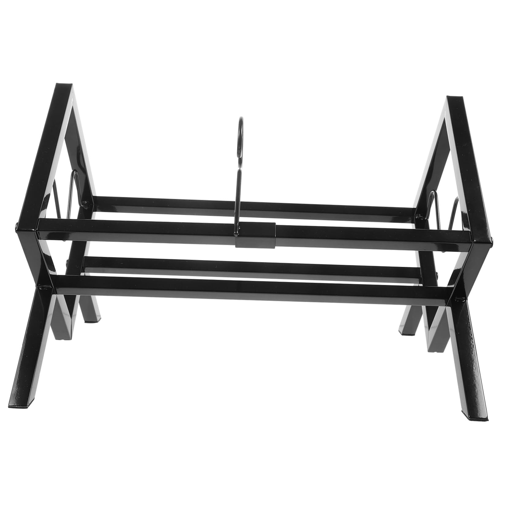 Porta Dischi Vinili da Tavolo Nero in Metallo, Grande Capacità | Espositore Desktop per Cd, Supporto Smontabile, Uso Domestico e Ufficio
