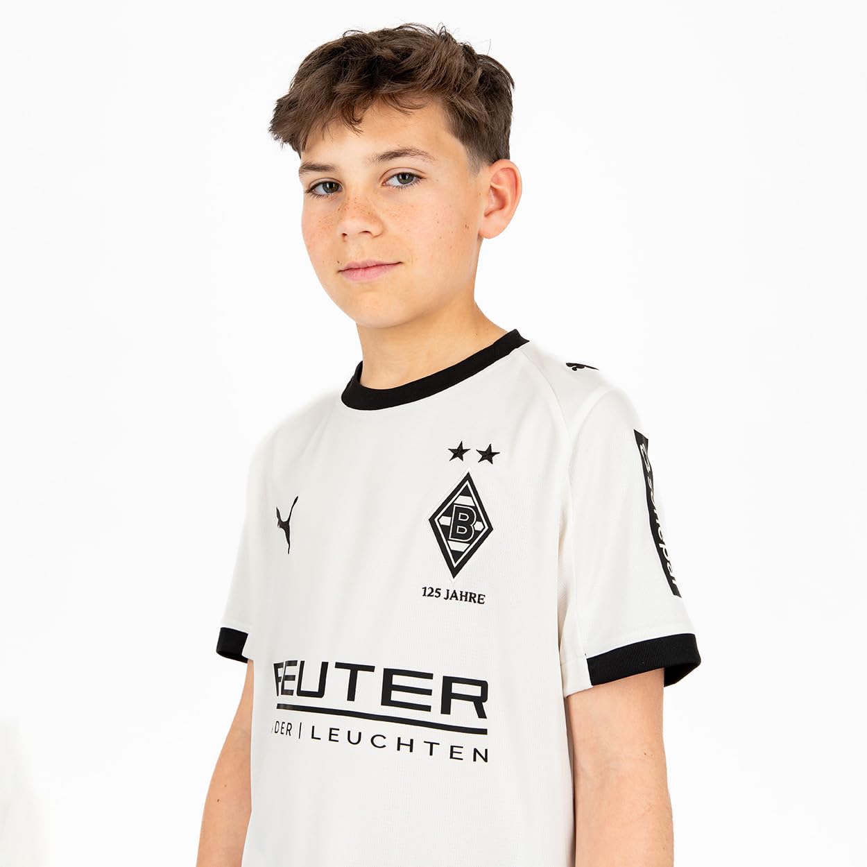 Puma Borussia Mönchengladbach Home Jersey Replica T-Shirt Unisex - Bambini e Ragazzi (Pacco da 1)