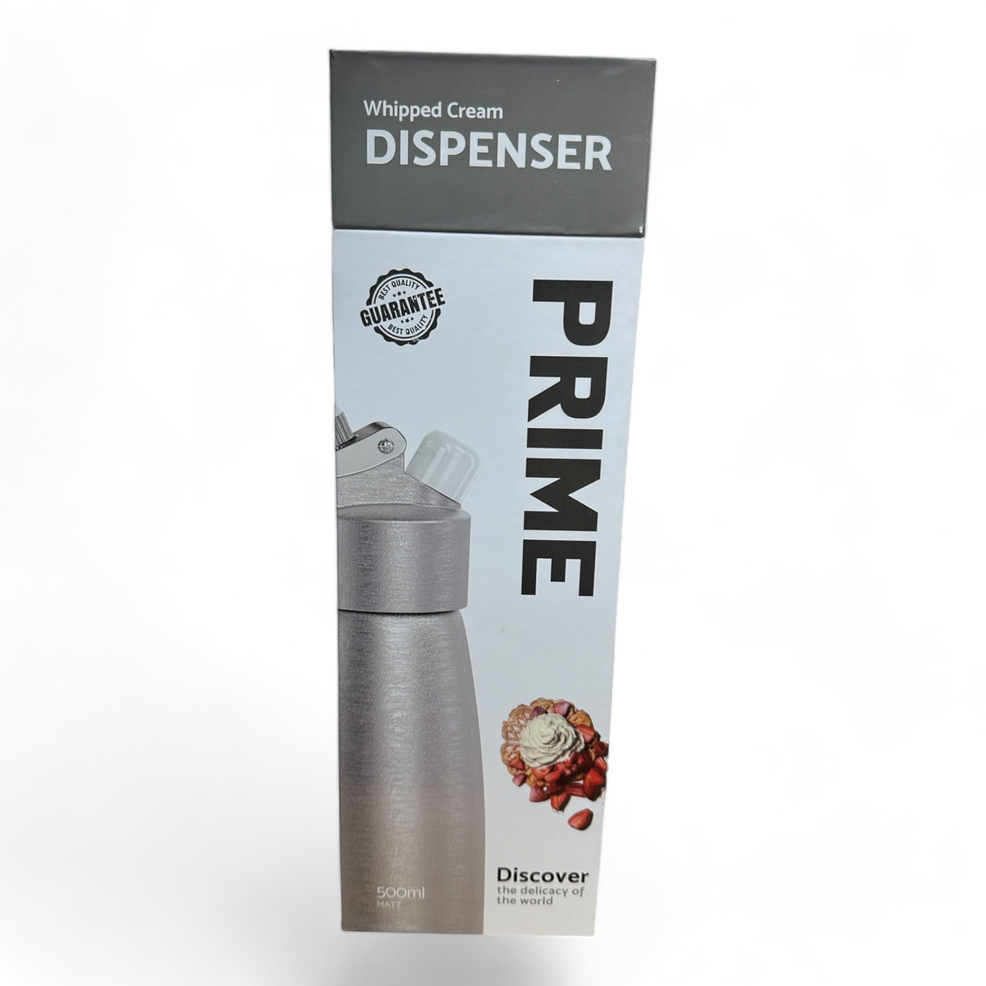 Generic Silver Whipped Cream Dispenser 500ml (1 Pint)