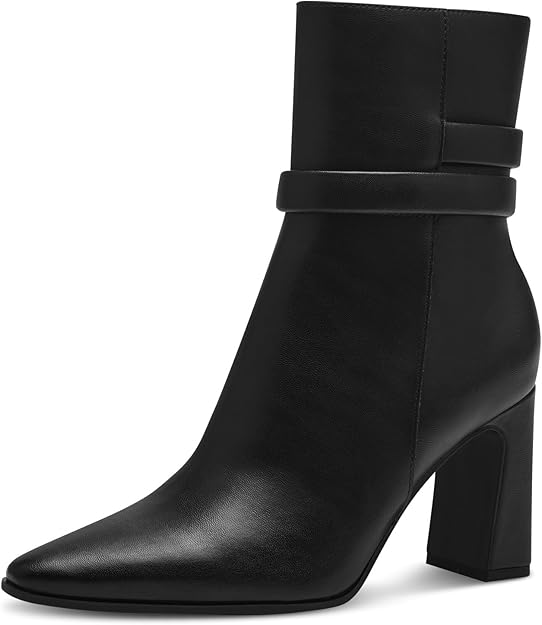 Marco Tozzi Damen 2-25347-41 Absatzstiefelette, Black, 36 EU 