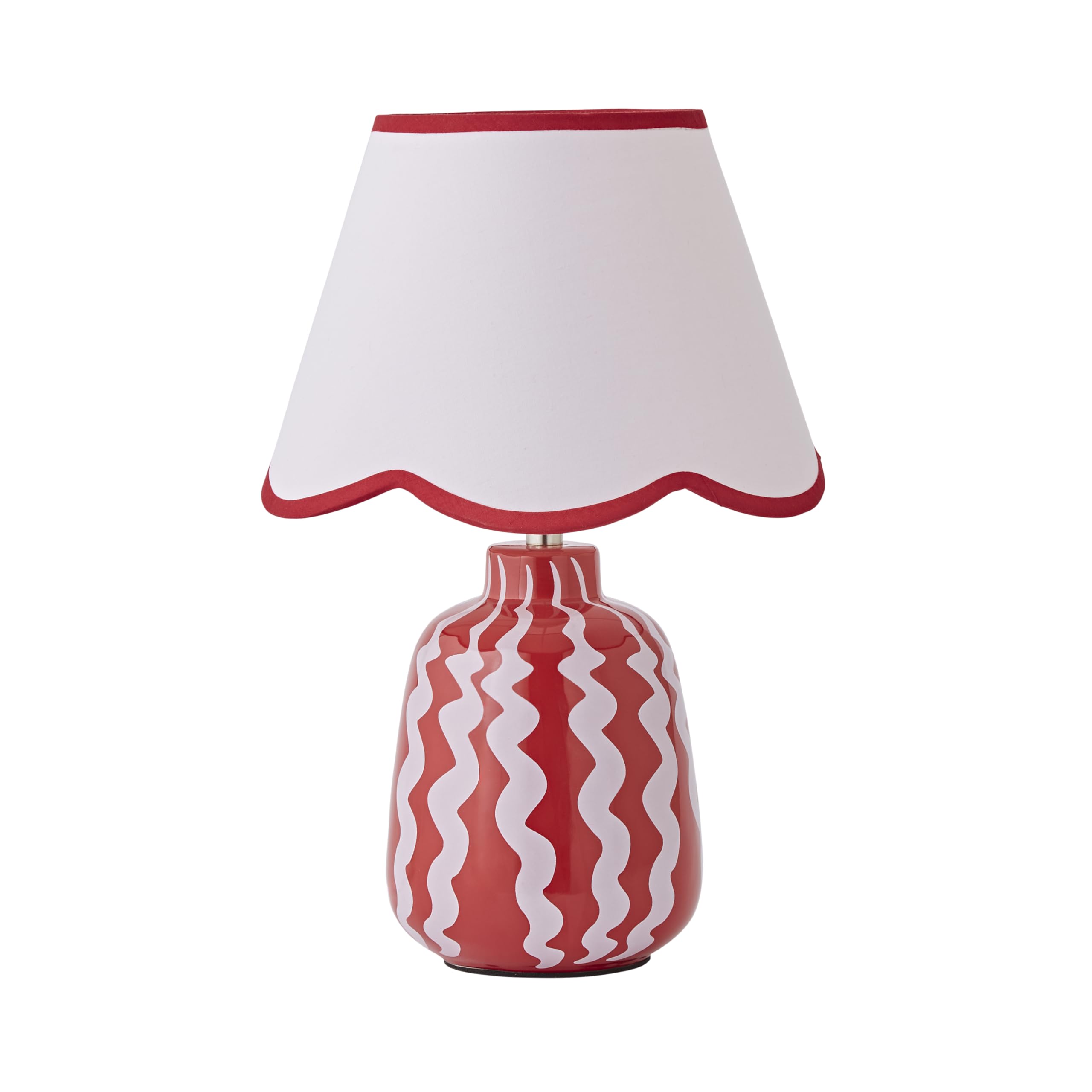 ValueLights - Katy - Table Lamp - Red - Pink - Ceramic