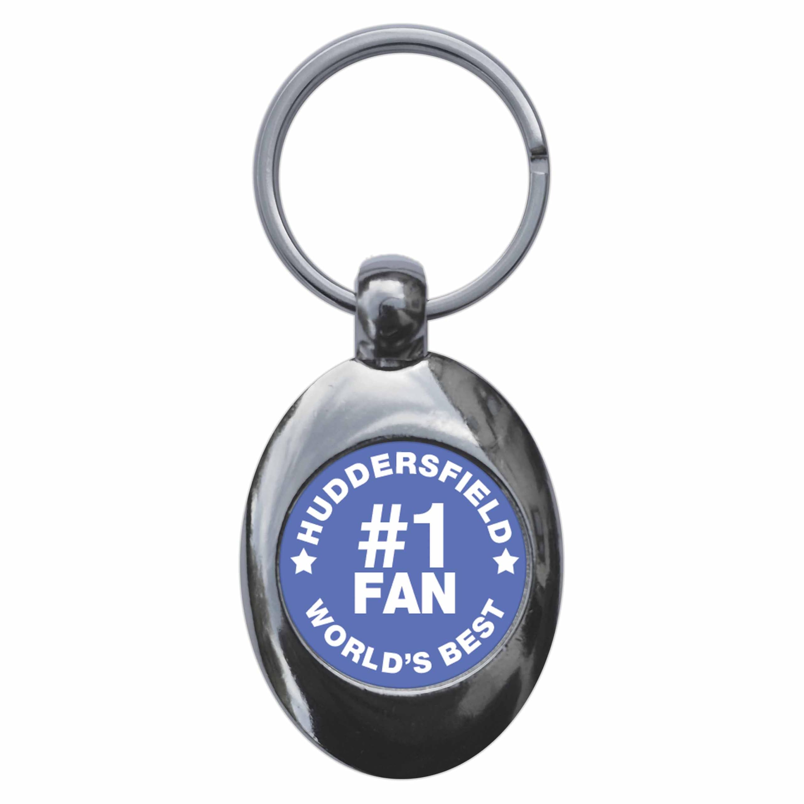 Ozorath Huddersfield #1 Fan Keyring Keychain Key Ring Chain With Trolley Coin