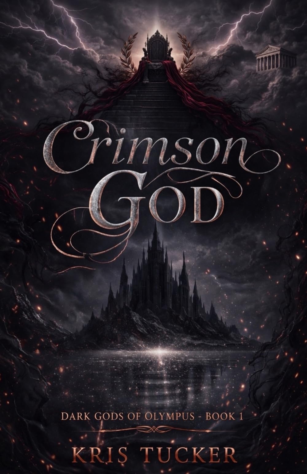 Crimson God: A Dark Romantasy of Gods, Fate, and Forbidden Desire