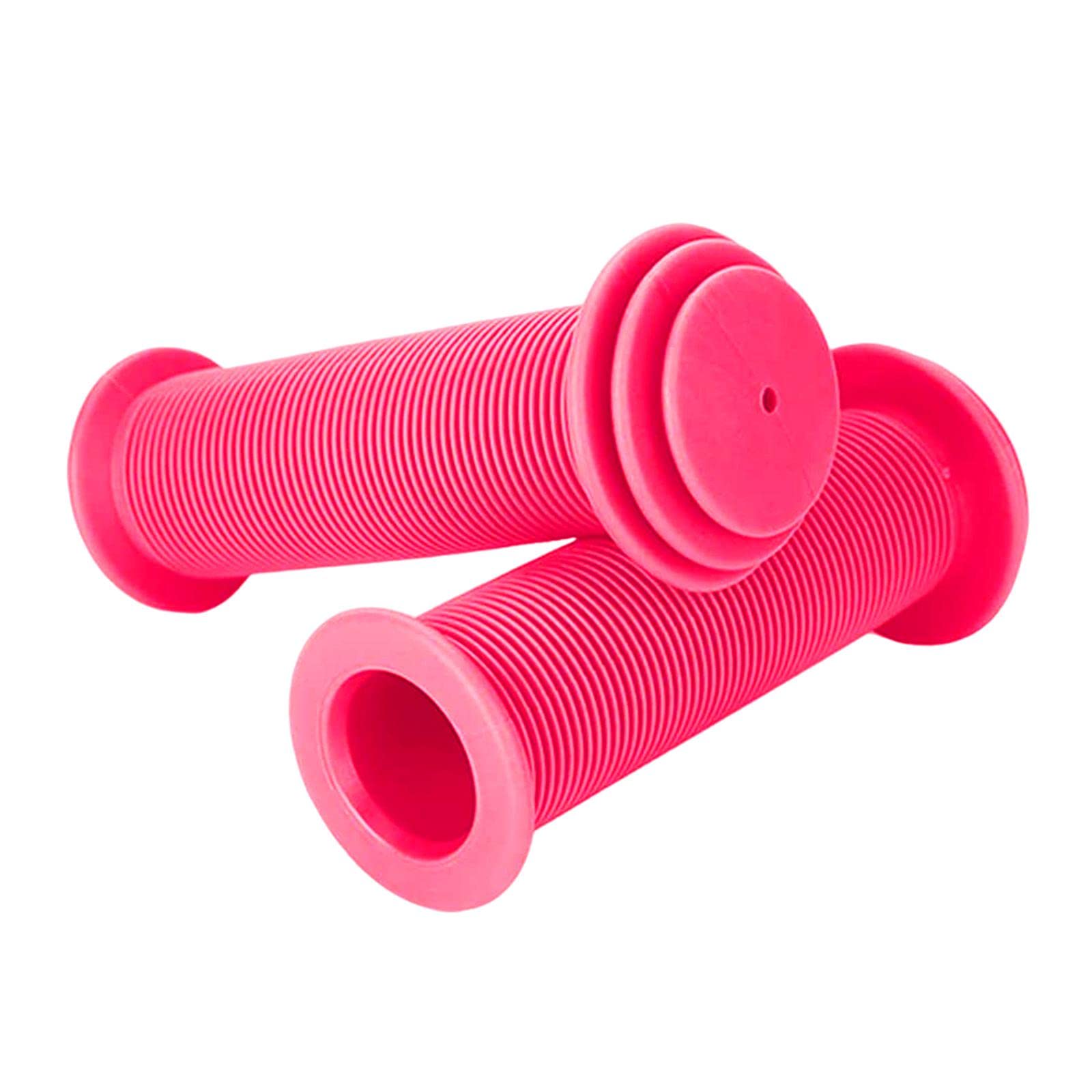 LOOM TREE® 4x2Pcs Bicycle Handlebar Grips Non Slip Rubber MTB Bike Handle Grips Cycle Pink | Cycling | Bicycle Components & Parts | Handlebar Grips Tape & Pads-image-21