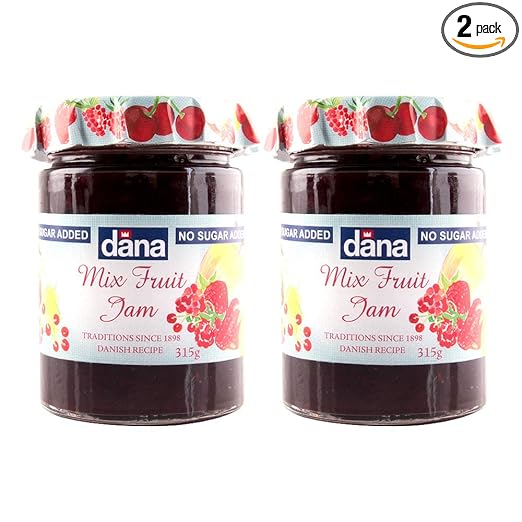 CANOE Dana Mixed Fruit Diabetic Spread, 315g, Pack of 2, Product of Poland