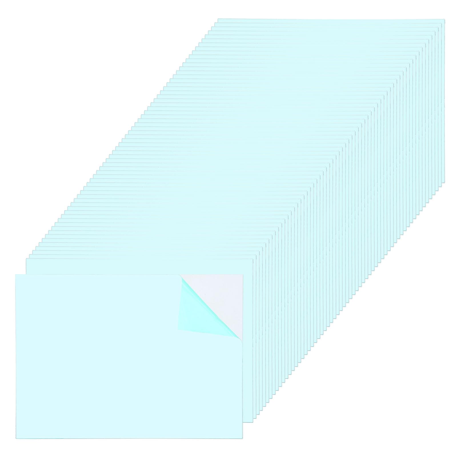 PATIKIL 120 x 90mm Welding Protection Lens, 60 Pcs Clear PC Lens Cover Replacement Welding Helmet Hood Transparent Protective Covers Right Angle